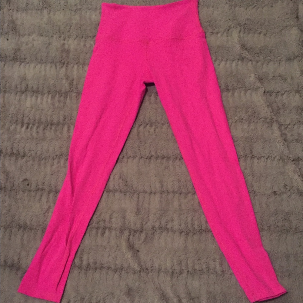 Beyond Yoga High Waisted Hot Pink Pants